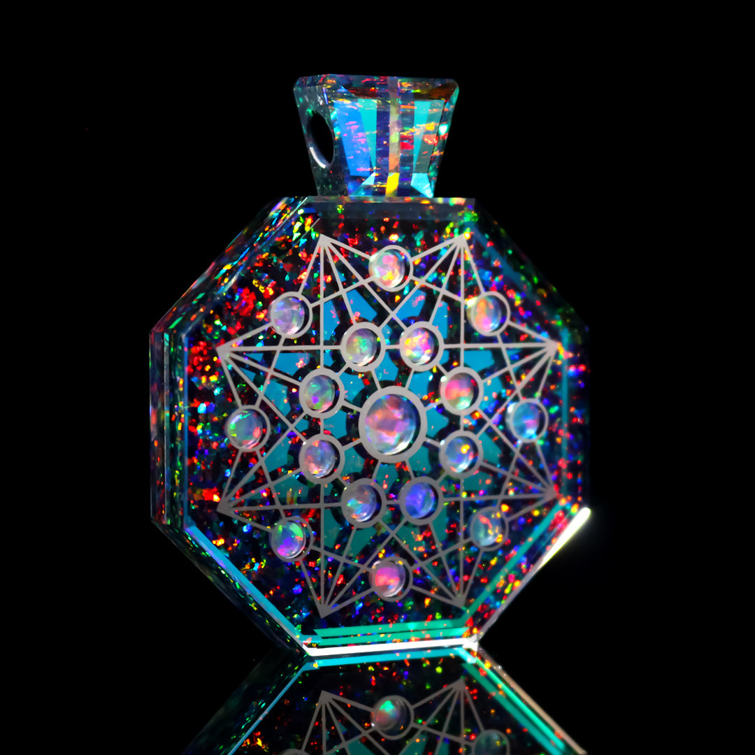Socketed Opal Octagon Amulet
