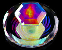 Faceted Dichro Cyclone Carb Cap #8