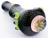 Firekist Snake Skin Airtrap Anemone Marble Pipe