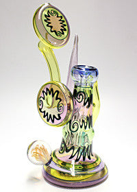 Crux Glass Transparent Bubbler