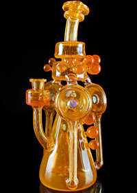 ID Glass Double Orange Troika Recycler