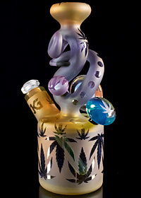 Kravin x Cambria x GZ Gold Blasted Leaf Freestyle Tube