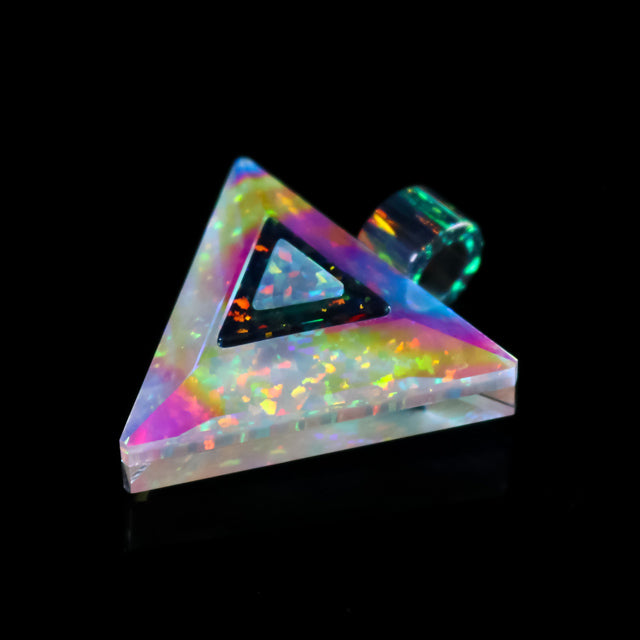 Cosmic Dust Mini Triangle Pendant
