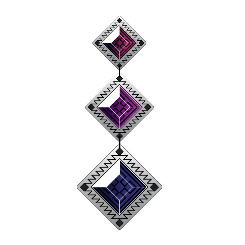 Silver Long Dangler Pendant