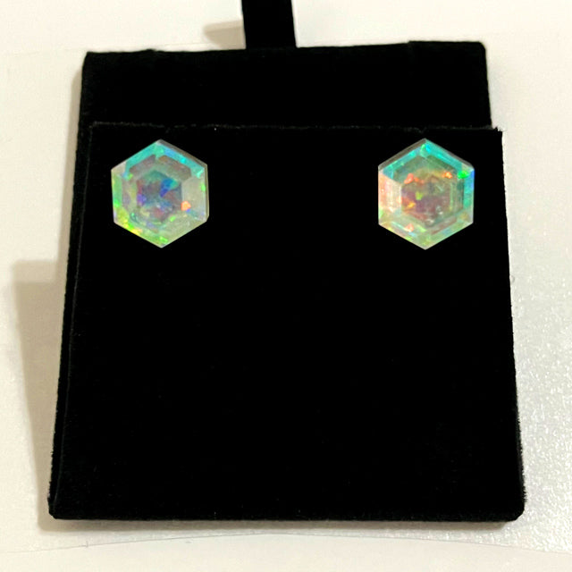 Opal Stud Earrings