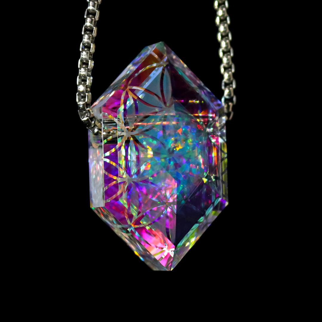 Faceted Flower of Life Rupee