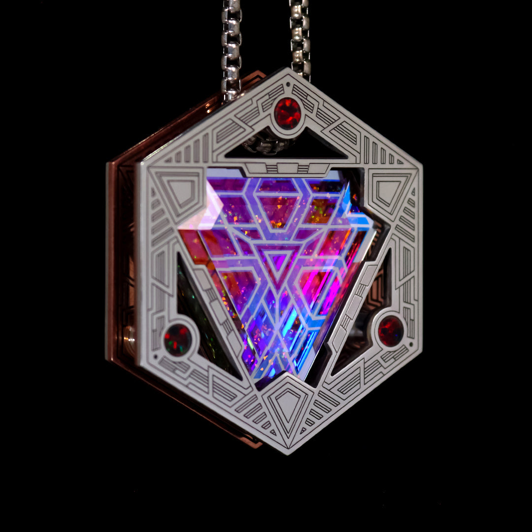 Silver Stargate Hidden Gem Pendant