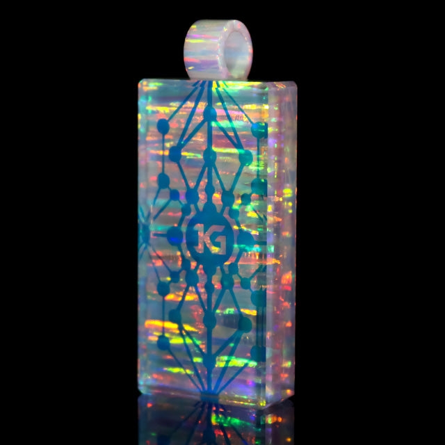 Quantum Memory Module Opal & Dichro Pendant