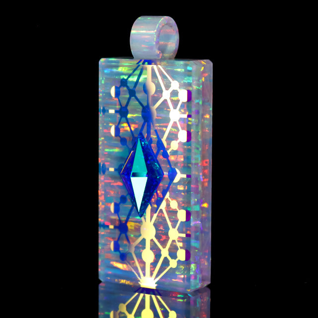 Quantum Memory Module Opal & Dichro Pendant