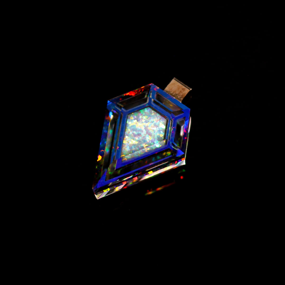 Socketed Opal Gem Pendant