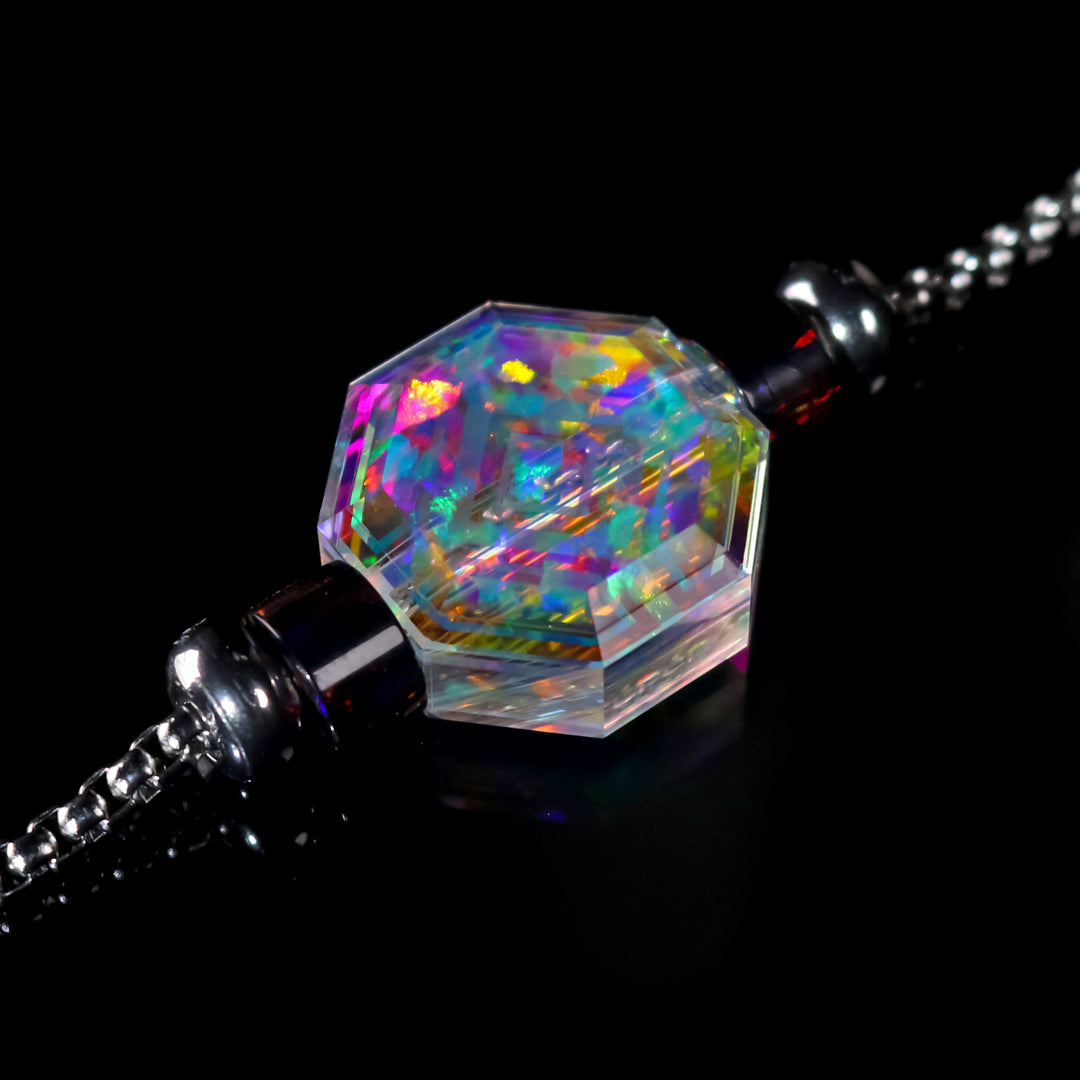 Faceted Octogon Opal Bracelet (6.5-7.5")
