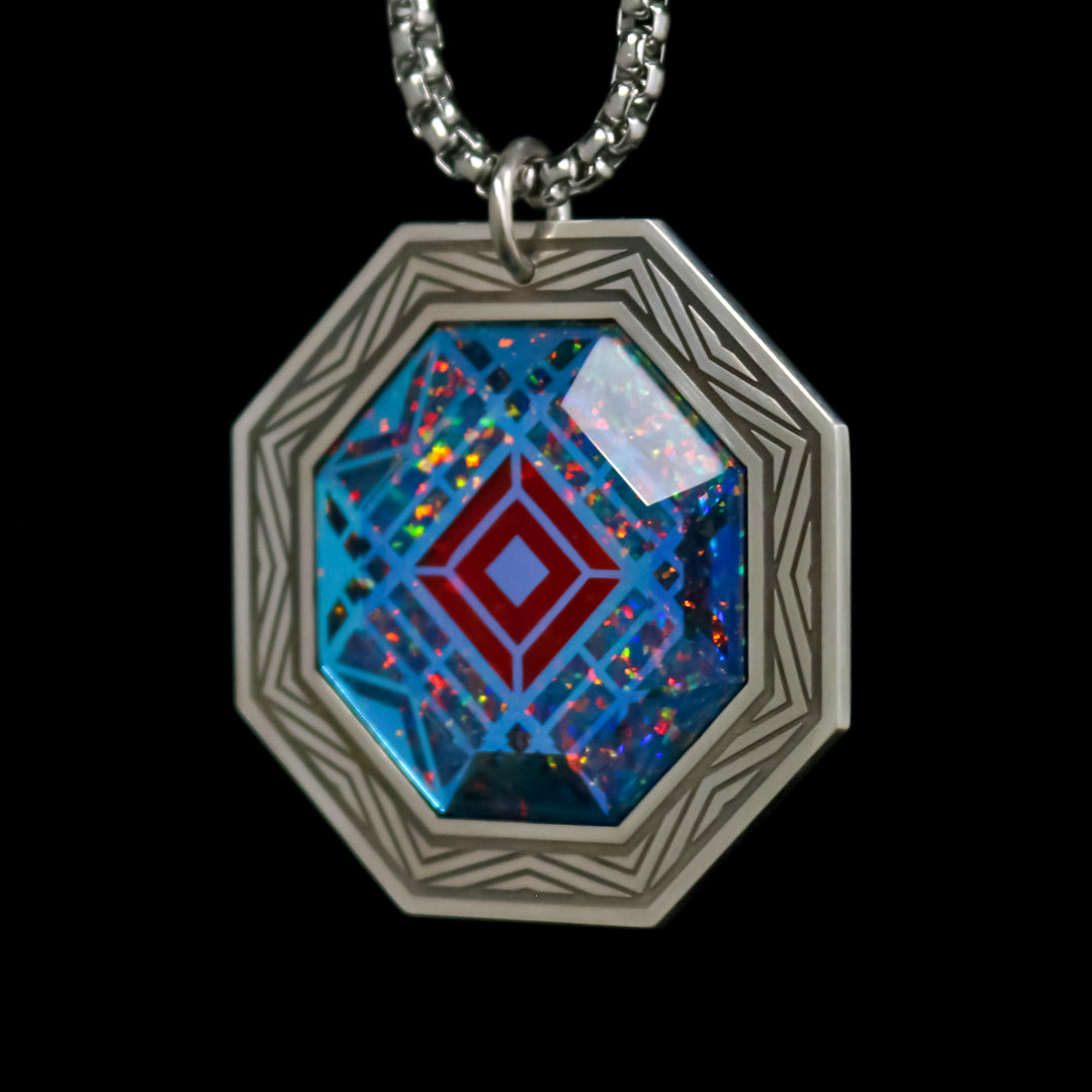 Silver OctoOpal Amulet