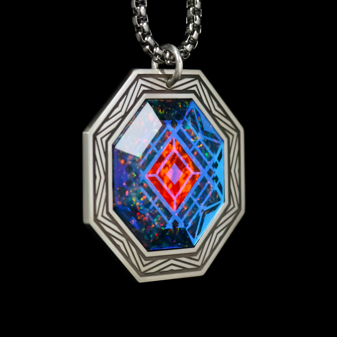 Silver OctoOpal Amulet