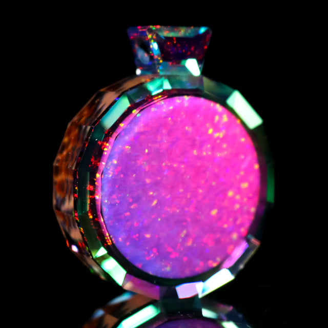 Faceted Eye Socket Millie Collab Pendant