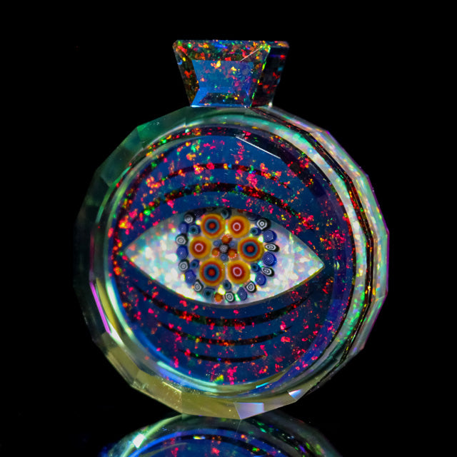 Faceted Eye Socket Millie Collab Pendant