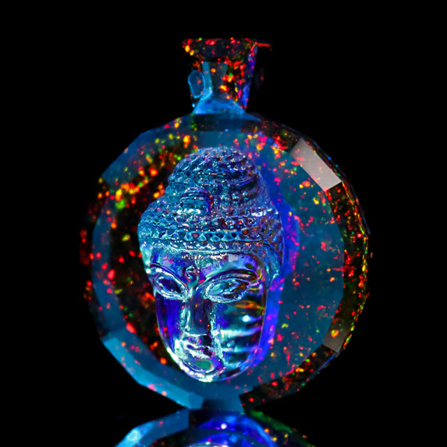 Faceted Berzerker Buddha Pendant Collab