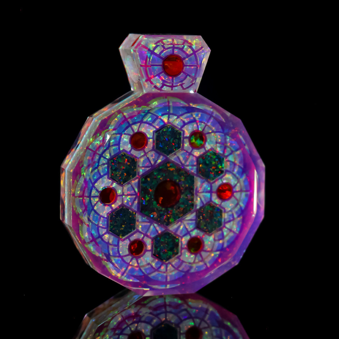 Ruby Super Socket Opal Amulet
