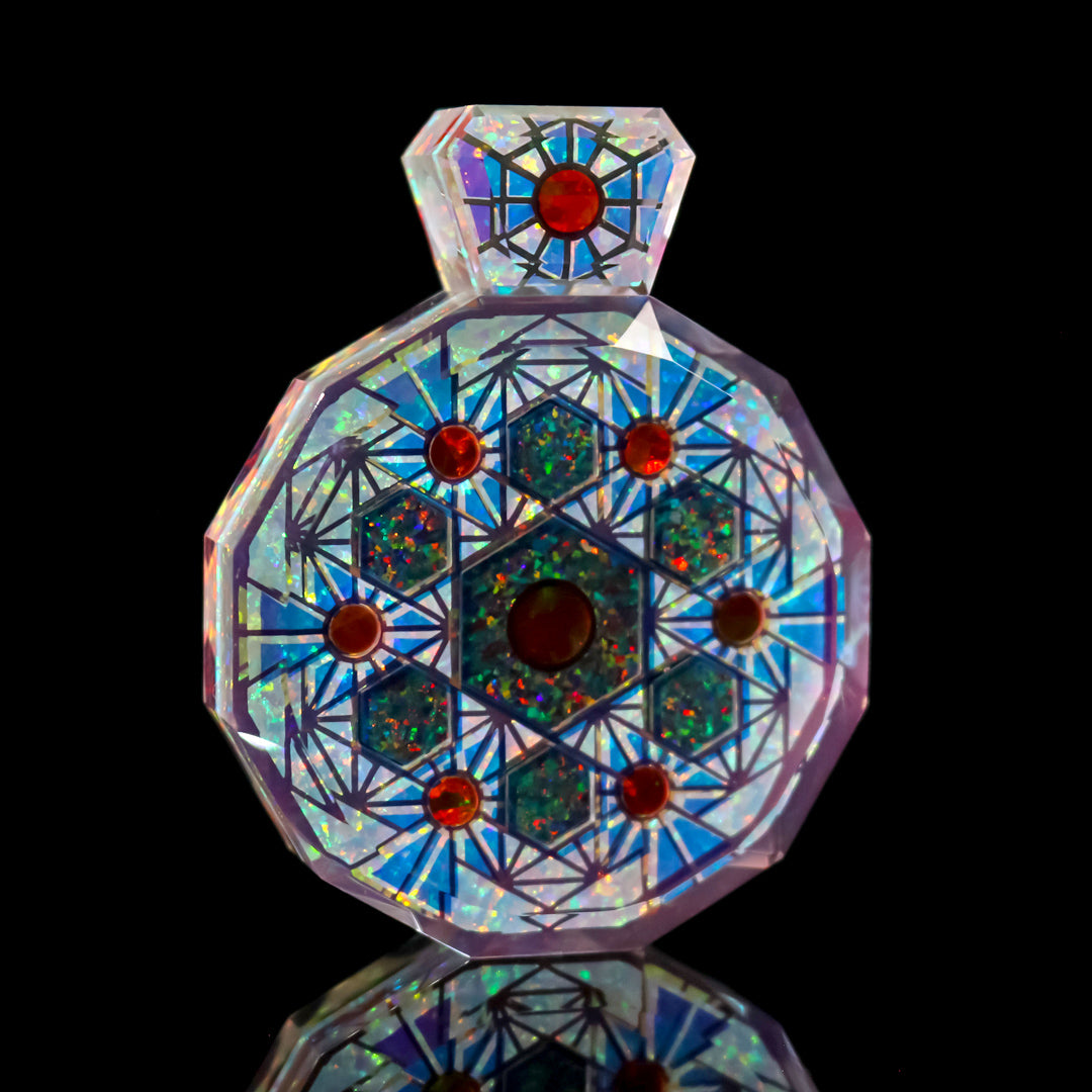 Ruby Super Socket Opal Amulet