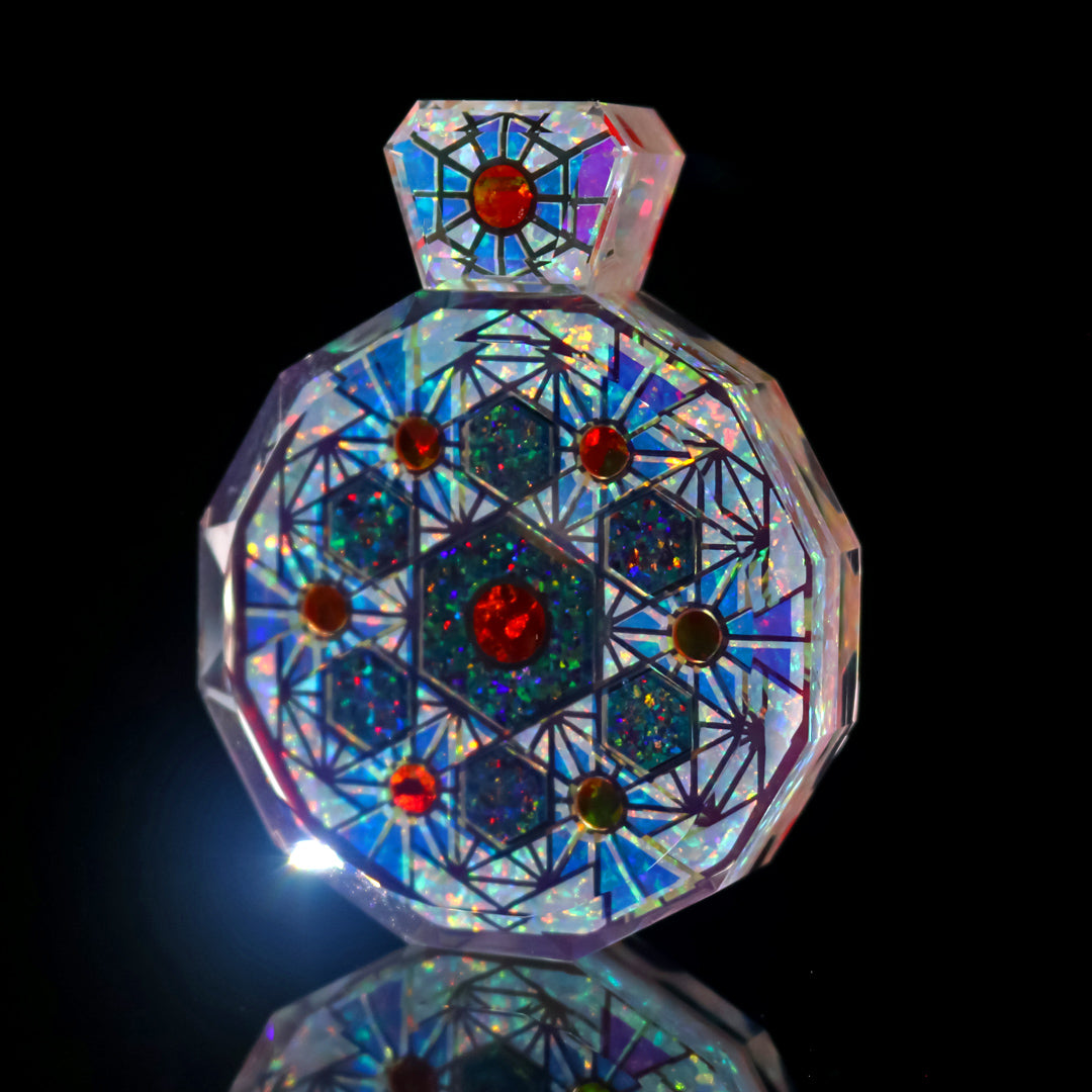 Ruby Super Socket Opal Amulet
