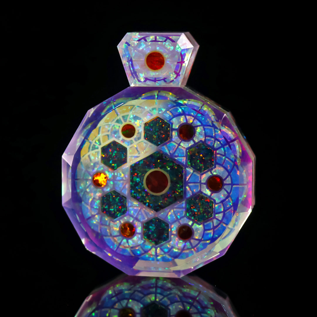 Ruby Super Socket Opal Amulet