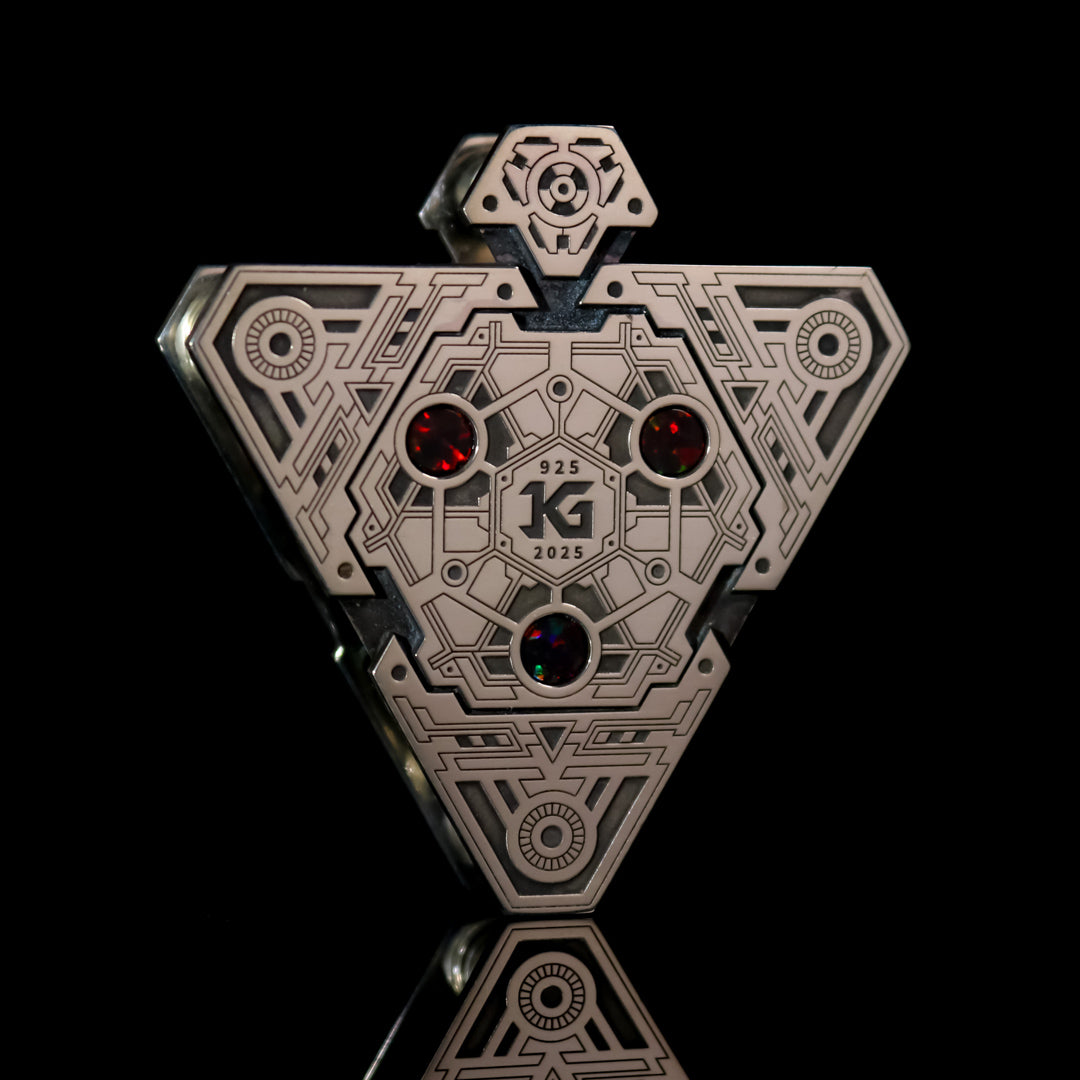 Silver Hidden Gem Tet Pendant