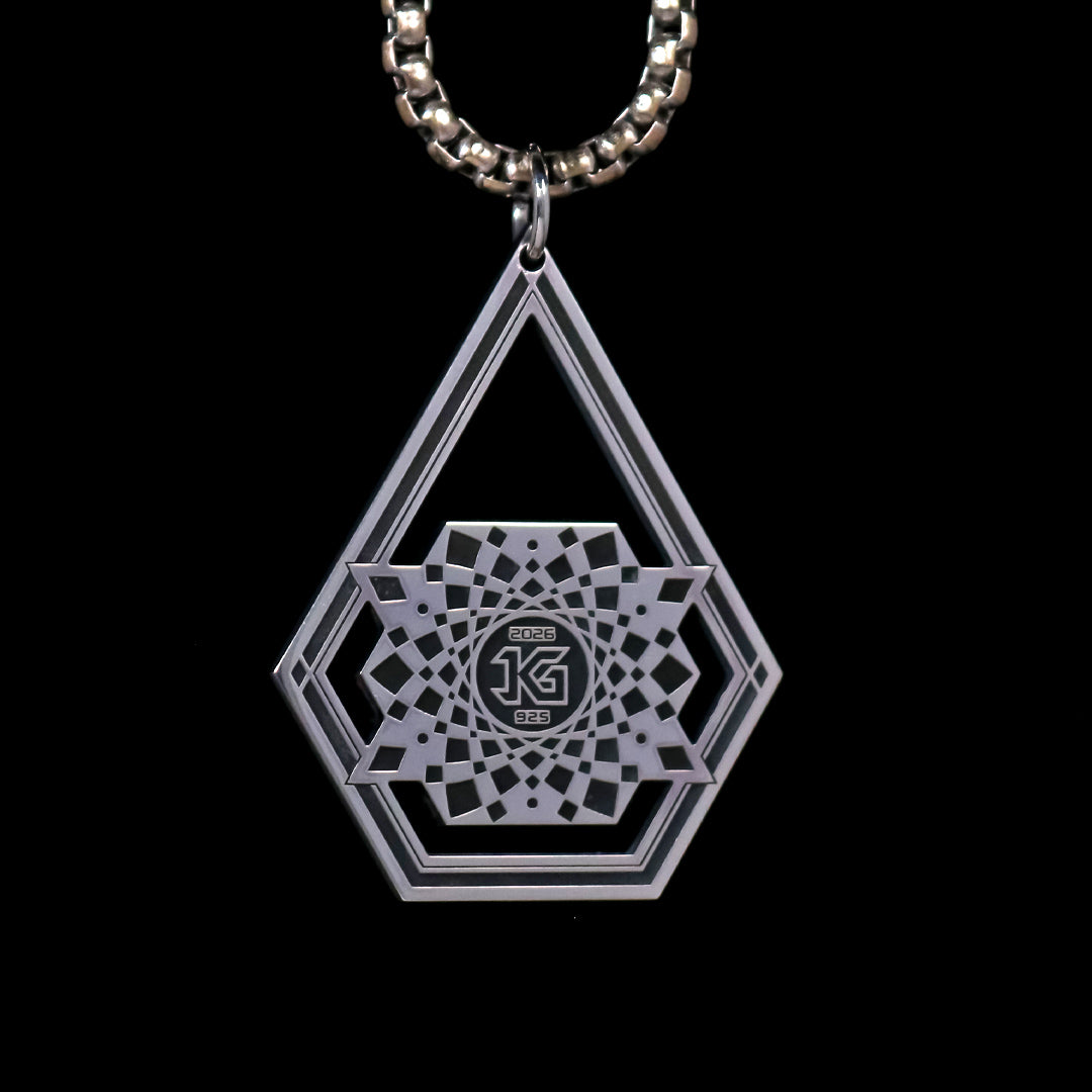 Silver Dropogon Pendant