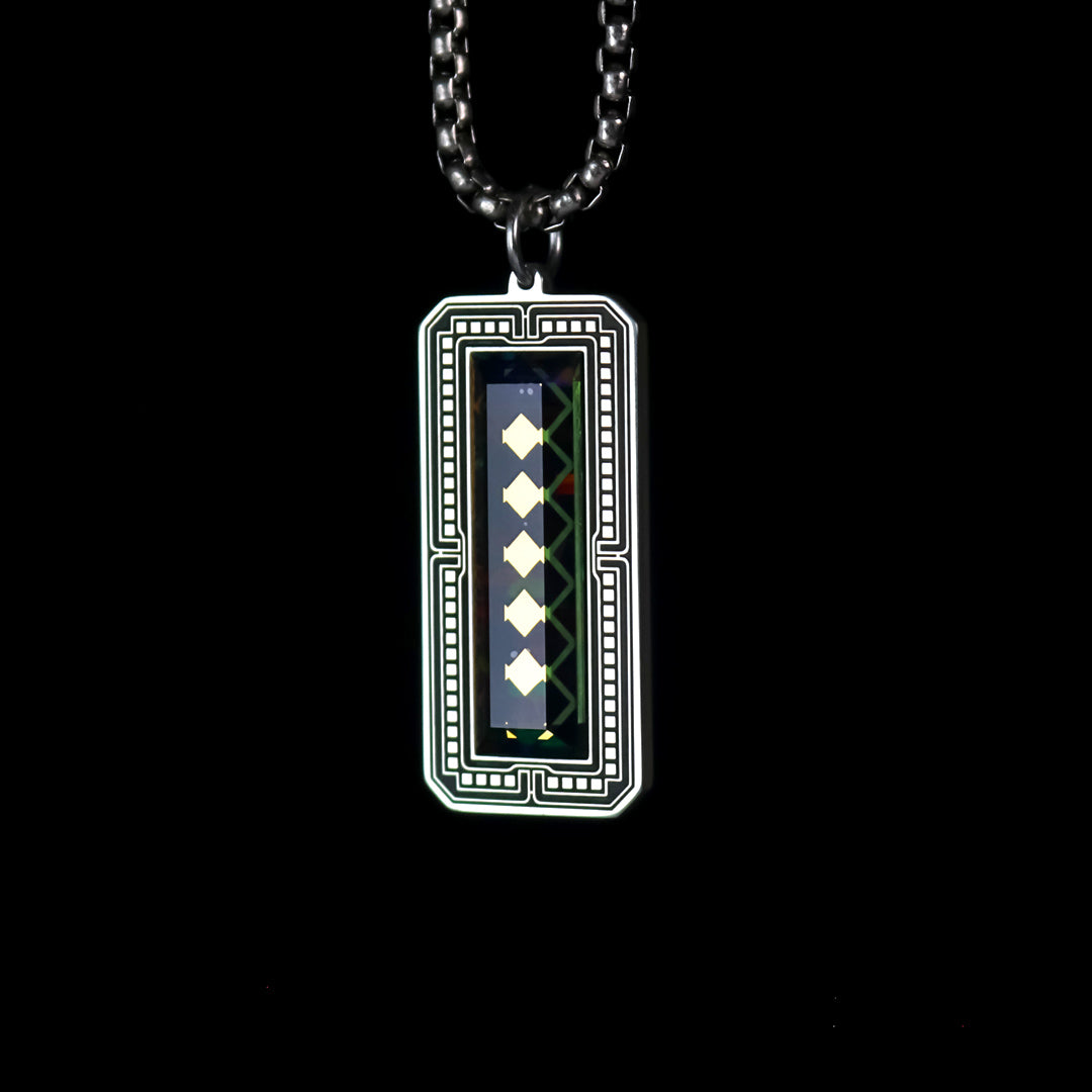 Socketed Silver Opal Tablet