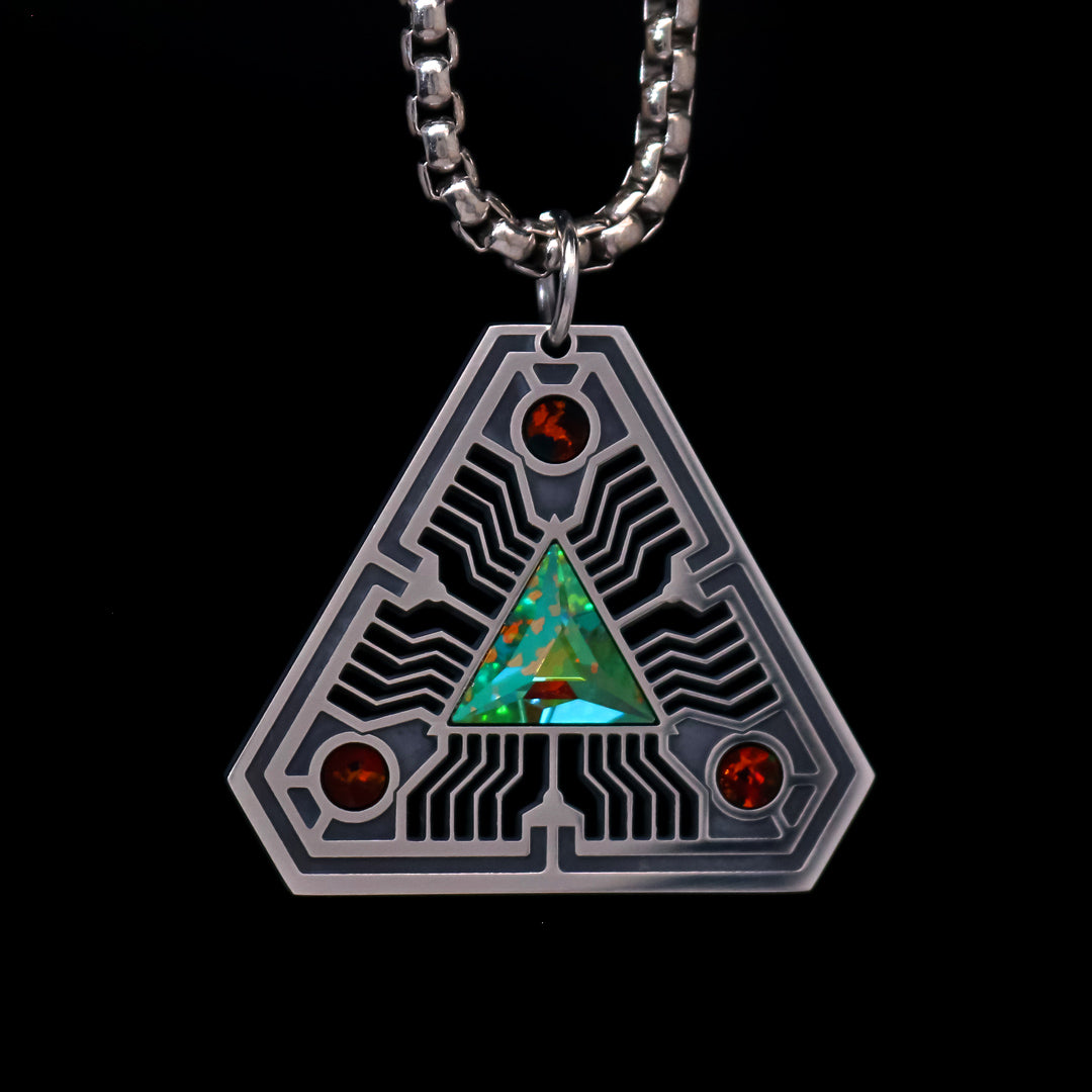 Silver Socketed Quantum Tet Pendant