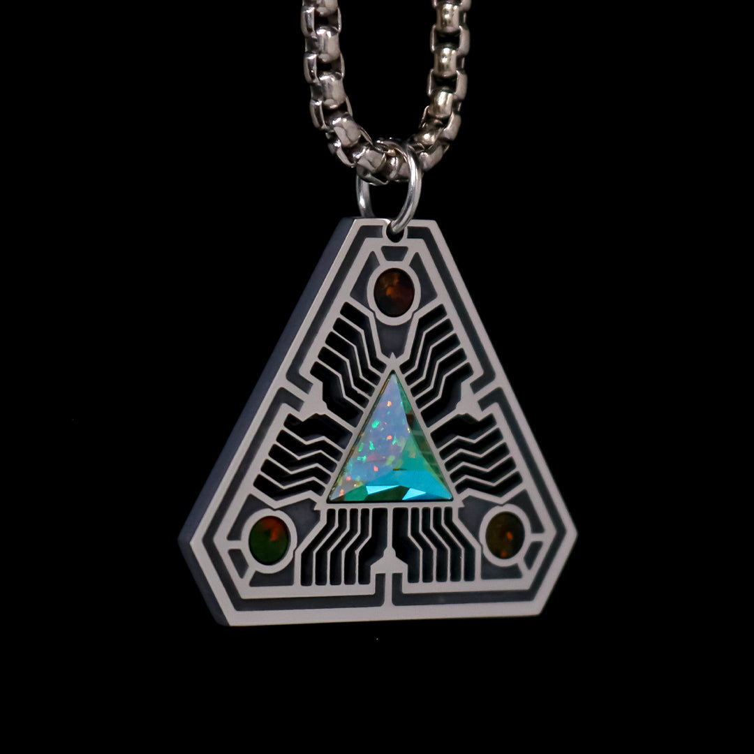 Silver Socketed Quantum Tet Pendant