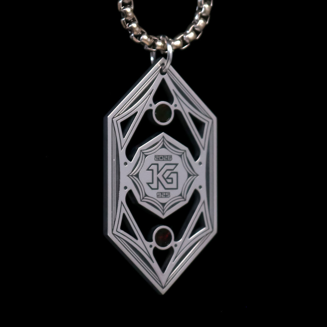 Silver Socketed Rupee Opal Pendant