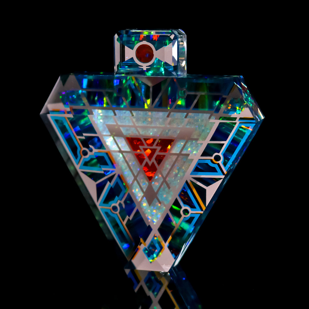 Teal Trifecta Tet Pendant