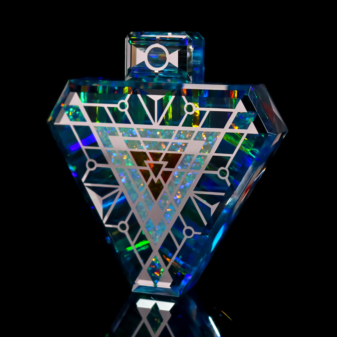 Teal Trifecta Tet Pendant