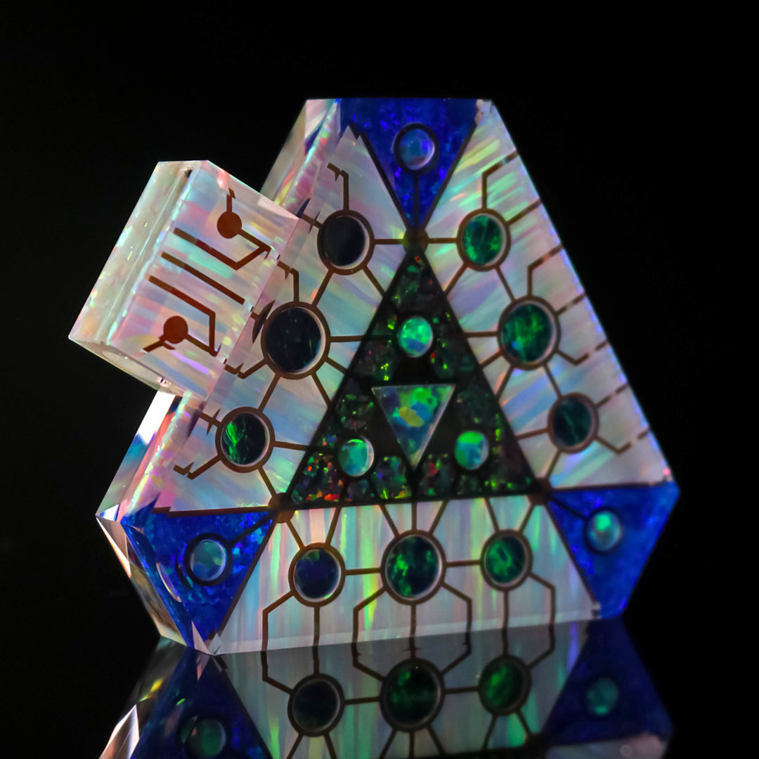 Socketed Titan Tet Opal Pendant