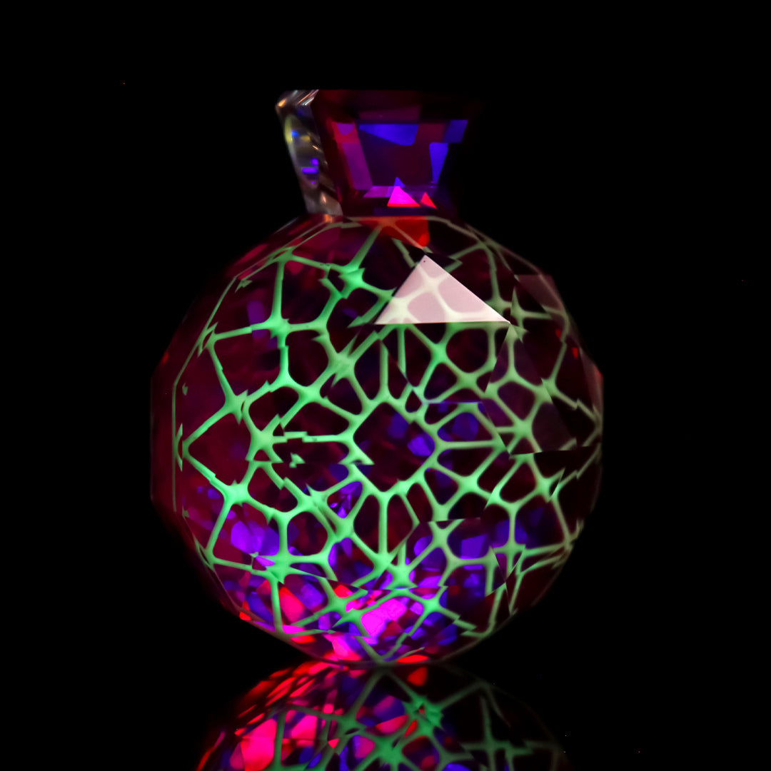 Faceted UV Holo Gem Pendant