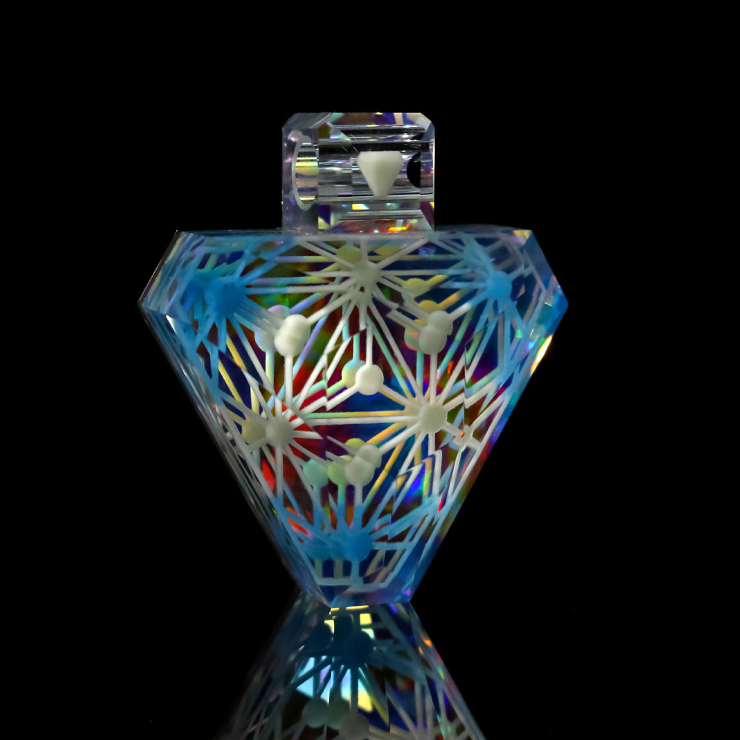 Faceted UV Holo Tet Pendant