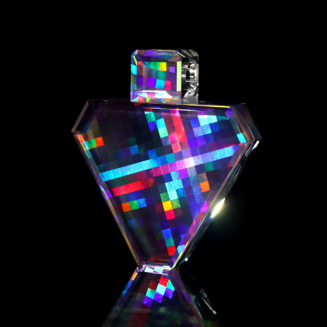 Faceted UV Holo Tet Pendant