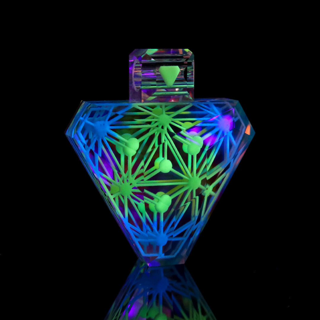 Faceted UV Holo Tet Pendant