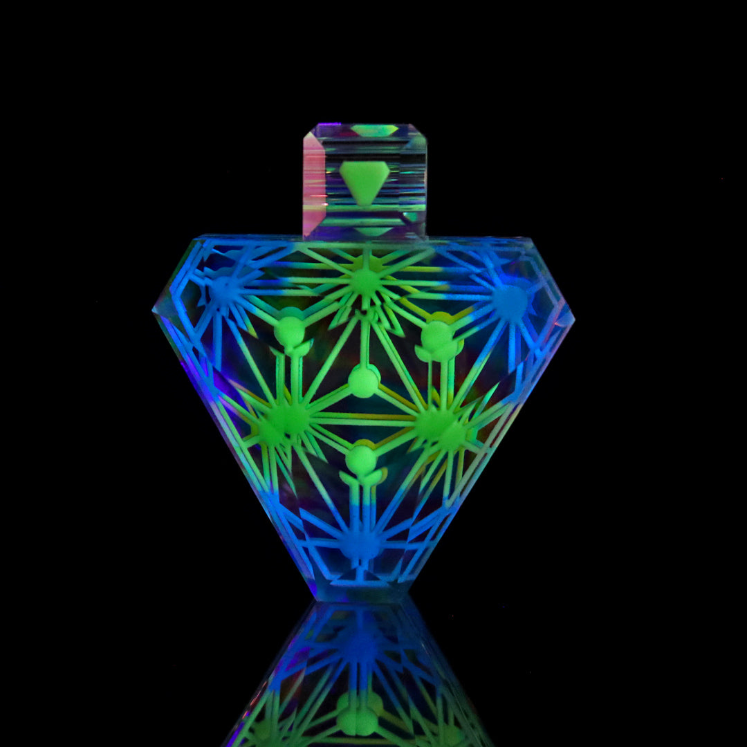 Faceted UV Holo Tet Pendant