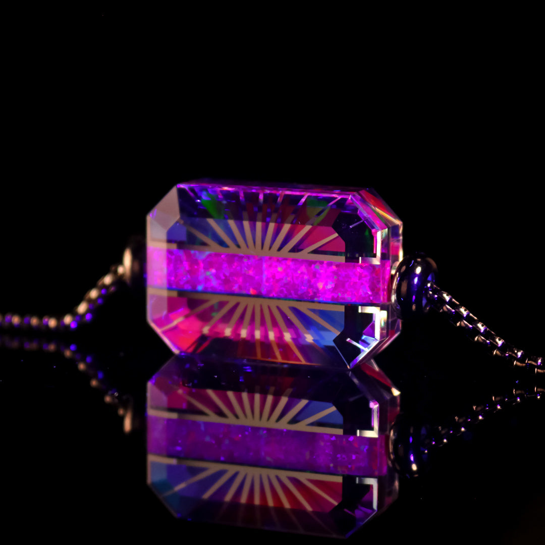 Faceted UV Opal Bracelet (7"-8")