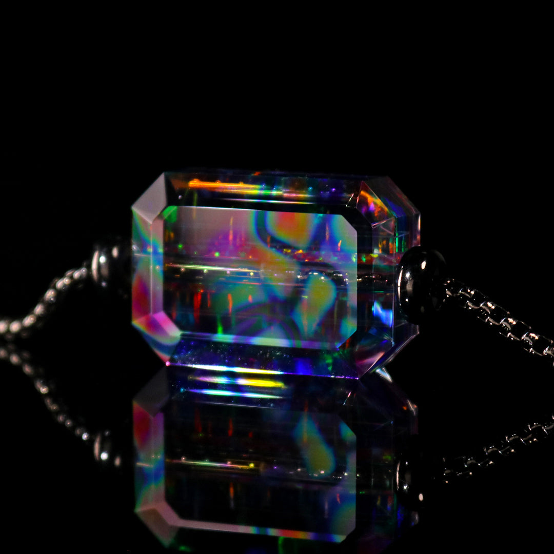 Faceted UV Opal Bracelet (7"-8")