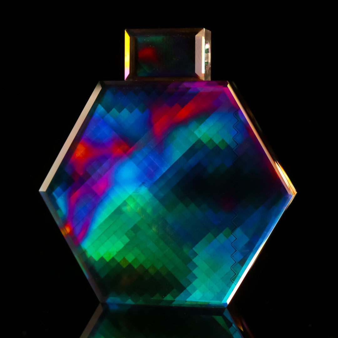 XL Spectrum Slicer Hexagon Pendant