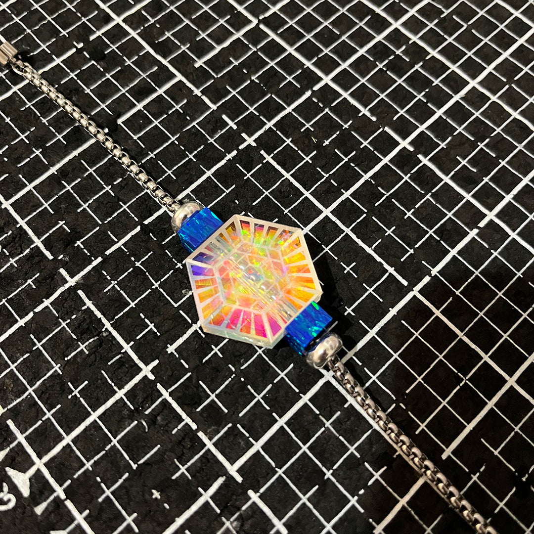 Hexagon Opal Bracelet