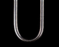 24" Black Rhodium Sterling Snake Chain