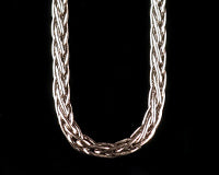 24" Sterling Silver Wheat Chain
