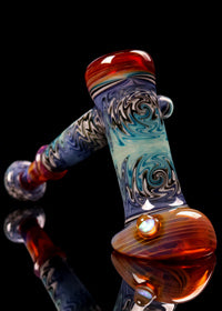 ASG Amber Purple Rewig Hammer Bubbler