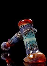 ASG Amber Purple Rewig Hammer Bubbler