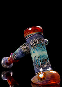 ASG Amber Purple Rewig Hammer Bubbler