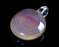 Atischler Glass Color Spiral Pendant