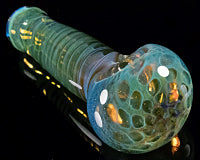 Crumb Honeycomb Frit Twist Pipe