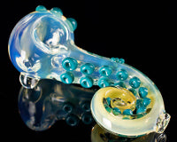 Teal Color Changing Fume Tentacle Pipe